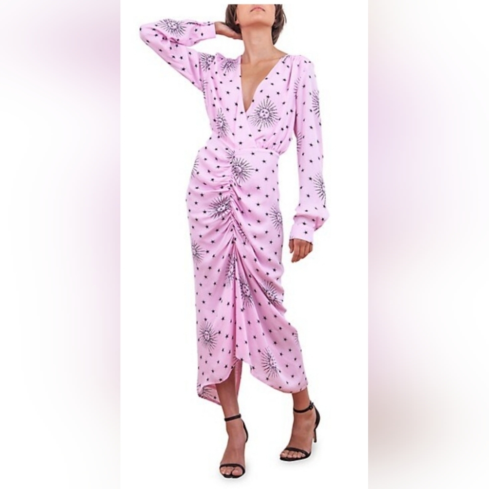 Brigitte Herskind Aria Dress In Pink Sun Print, VGUC, Size 6